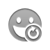 Reload, grin, smiley DarkGray icon