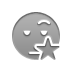 waiting, star, smiley DarkGray icon