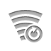 Reload, broadband Gray icon