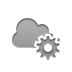 Gear, Cloud Icon