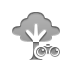 Tree, Binoculars Gray icon