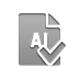 Format, Ai, checkmark, File Icon
