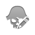 Piracy, pencil DarkGray icon
