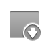 Down, Rectangle DarkGray icon