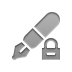 Lock, Pen Icon