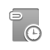 Attachment, Clock DarkGray icon