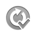 Reload, checkmark Gray icon