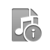 playlist, Info DarkGray icon
