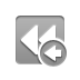 Left, rewind DarkGray icon