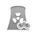 nuclear, Binoculars, plant, power Gray icon