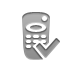 Control, checkmark, Remote Gray icon