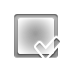 checkmark, Gradient, radial Gray icon
