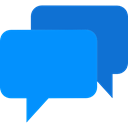 interface, Bubble speech, Comment, Chat, Message DodgerBlue icon