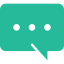 Comment, interface, Chat, Message, Bubble speech, Conversation LightSeaGreen icon