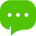 Message, Chat, Bubble speech, Conversation, interface, Comment LimeGreen icon