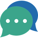 Chat, Message, Comment, interface, Bubble speech, Conversation MediumSeaGreen icon