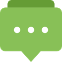 Conversation, Message, Chat, Comment, interface, Bubble speech YellowGreen icon