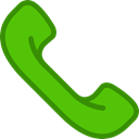 Telephone Call, telephone, interface, phone call, phone LimeGreen icon
