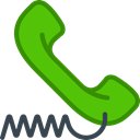 phone, phone call, telephone, Telephone Call, interface, wired Black icon