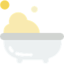 hygiene, bathroom, Hygienic, Clean, children, Bathtub, Bath, washing WhiteSmoke icon