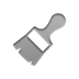 Brush, wide Gray icon