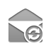 refresh, envelope, open Gray icon