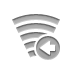 broadband, Left Gray icon