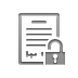 open, contract, Lock Gray icon