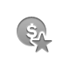 Dollar, coin, star DarkGray icon