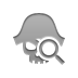 zoom, Piracy Gray icon