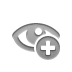 open, Eye, Add DarkGray icon