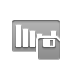 Audio, Bars, volume, Diskette DarkGray icon