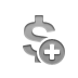 Dollar, Add, sign, Currency Icon