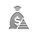 Bag, Dollar, pyramid, Money Icon