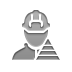 pyramid, operator Gray icon