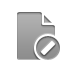 cancel, document DarkGray icon