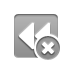 rewind, Close DarkGray icon
