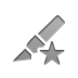 star, cutter Gray icon