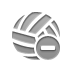 Ball, volleyball, delete Icon