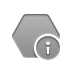 Info, Polygon DarkGray icon