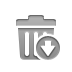 Down, Trash Gray icon