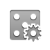 Game, dice, Gear DarkGray icon