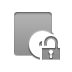 open, Lock, software DarkGray icon