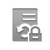 Lock, backup, Server DarkGray icon