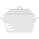 food, hot, pot, Cook, Cooking, fire, Stew Gainsboro icon