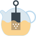 kitchen, food, teapot, Coffee, tea Khaki icon