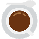 cup, Cups, Coffee, rounded, Coffees, hot, Plate, food LightGray icon