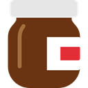 food, Cocoa, Item, Jar, jars, Container, Shopping Store, butter, shopping, items SaddleBrown icon