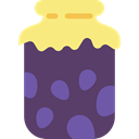 breakfast, Jar, food, jam, Conserve DarkSlateBlue icon