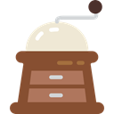 Coffee Grinder, utensil, Coffee, grinder, kitchenware, mill, kitchen, food Sienna icon